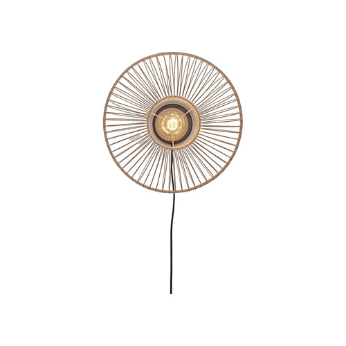 Applique murale Hokkaido bambou naturel 38 cm E27
