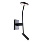 Applique murale Ibiza liseuse noire