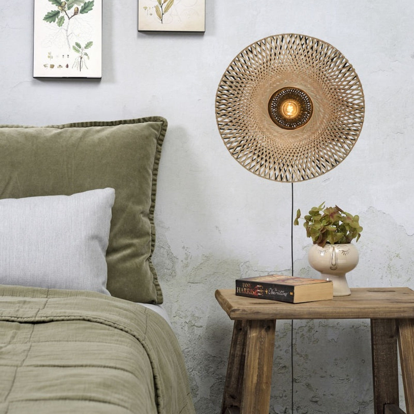 Applique murale Kalimantan bambou naturel 44 cm E27, vue 6