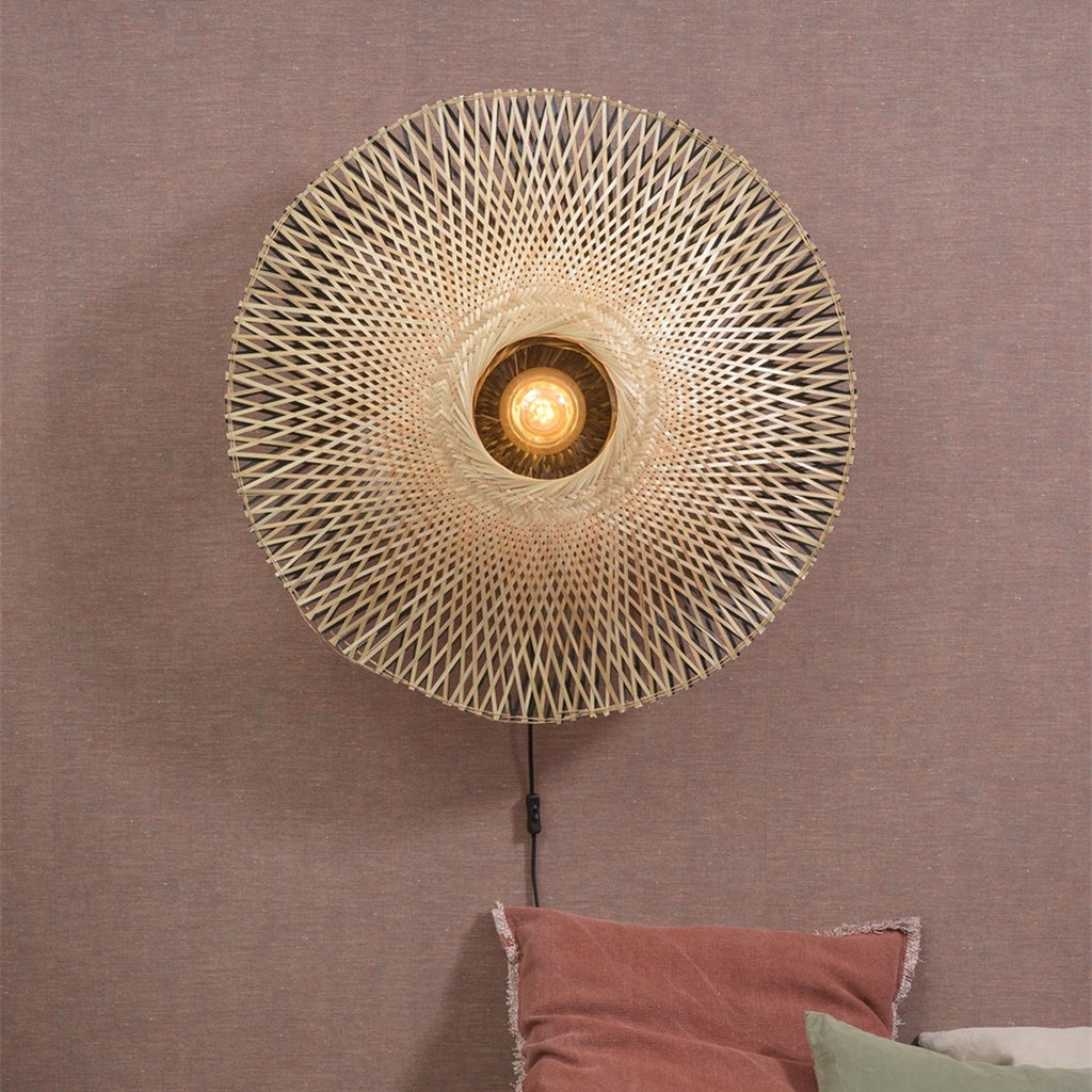 Applique murale Kalimantan bambou naturel 87 cm E27, vue 2
