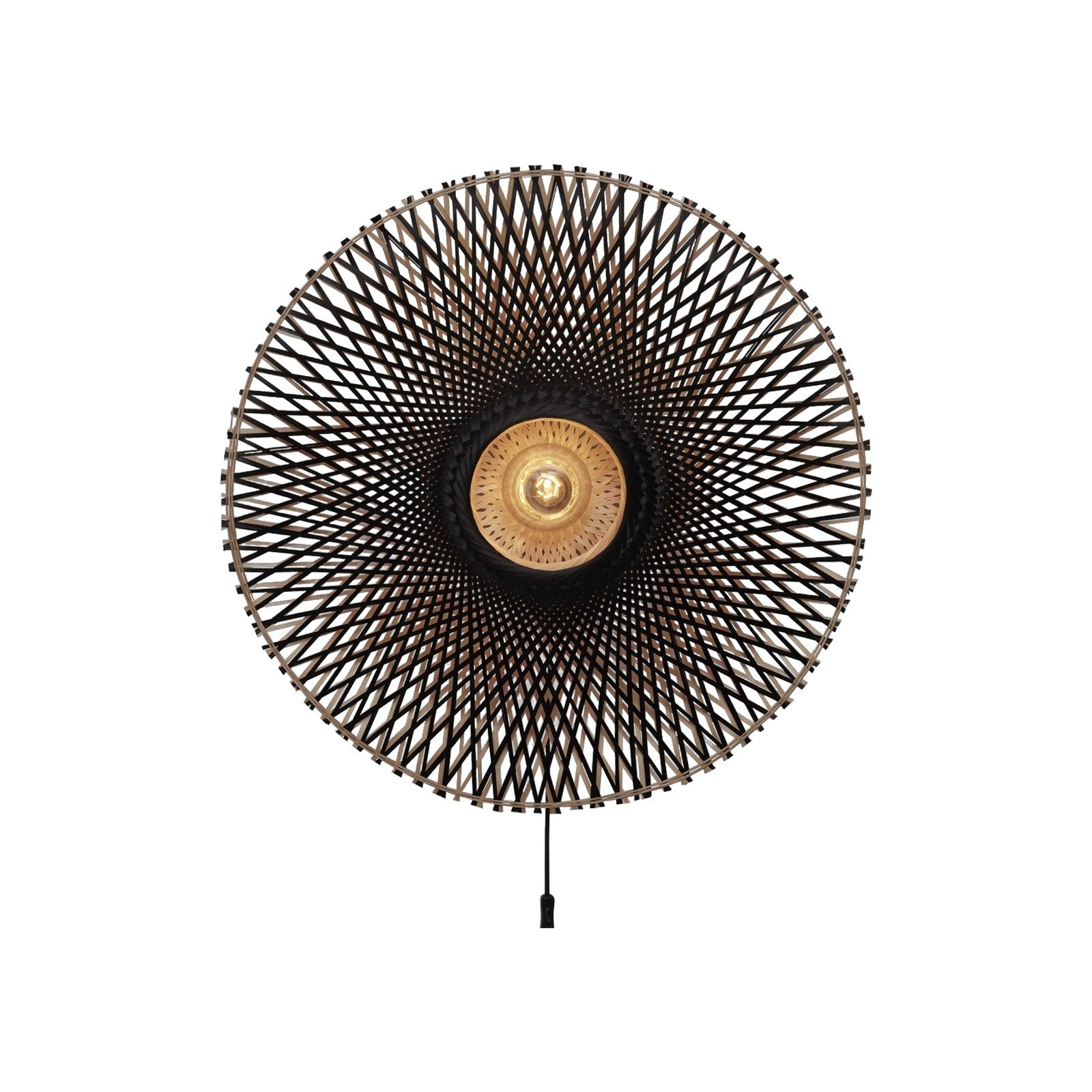 Applique murale Kalimantan bambou noir 87 cm E27