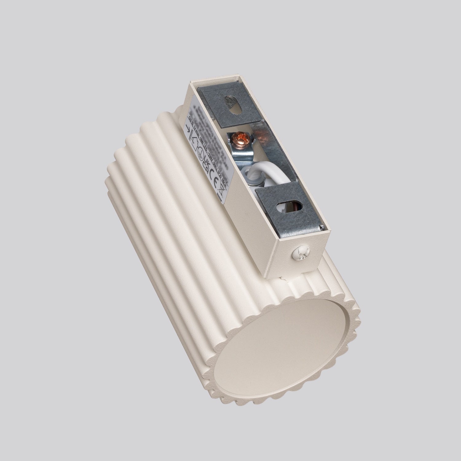 Applique murale Karbon 10 tube beige dans un intérieur