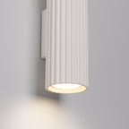 Applique murale Karbon 20 tube beige, vue rapprochée