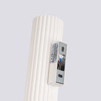 Applique murale Karbon 20 tube beige et sa fixation murale