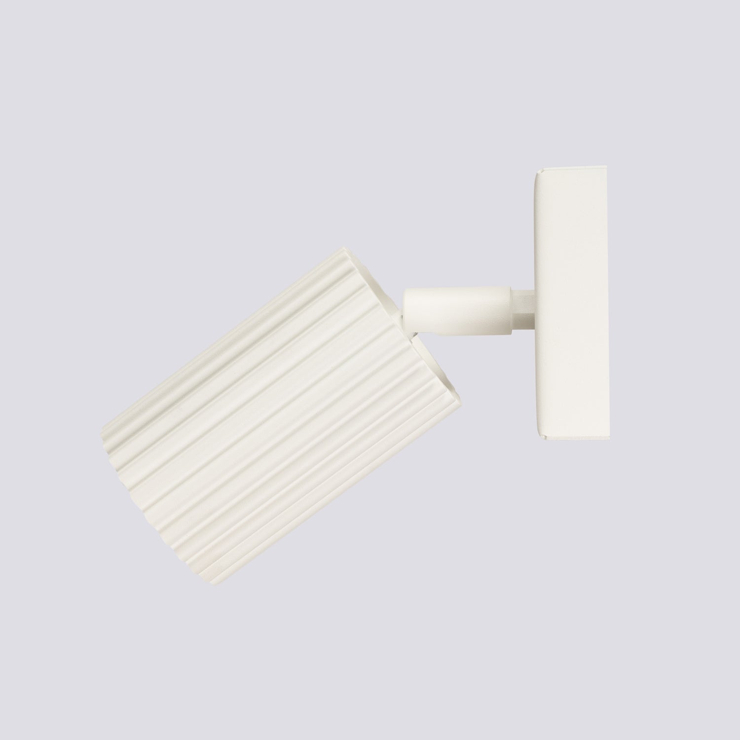 Applique murale Karbon spot cannelé beige, vue rapprochée