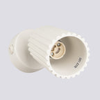 Applique murale Karbon spot interrupteur beige, vue rapprochée
