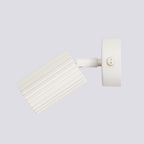 Applique murale Karbon spot interrupteur beige et sa platine ronde