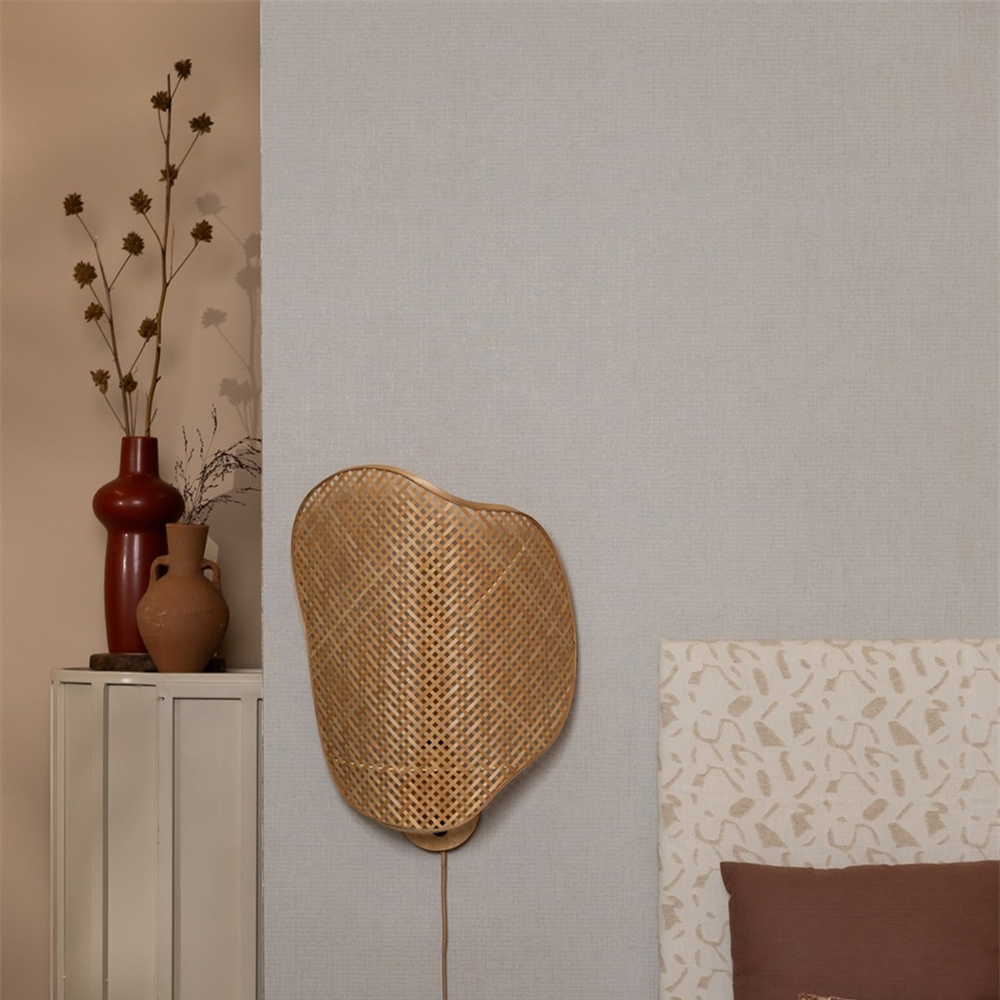 Applique murale Kinabalu bambou naturel 40 cm E27, vue 8
