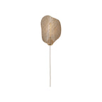 Applique murale Kinabalu bambou naturel et brun 40 cm E27