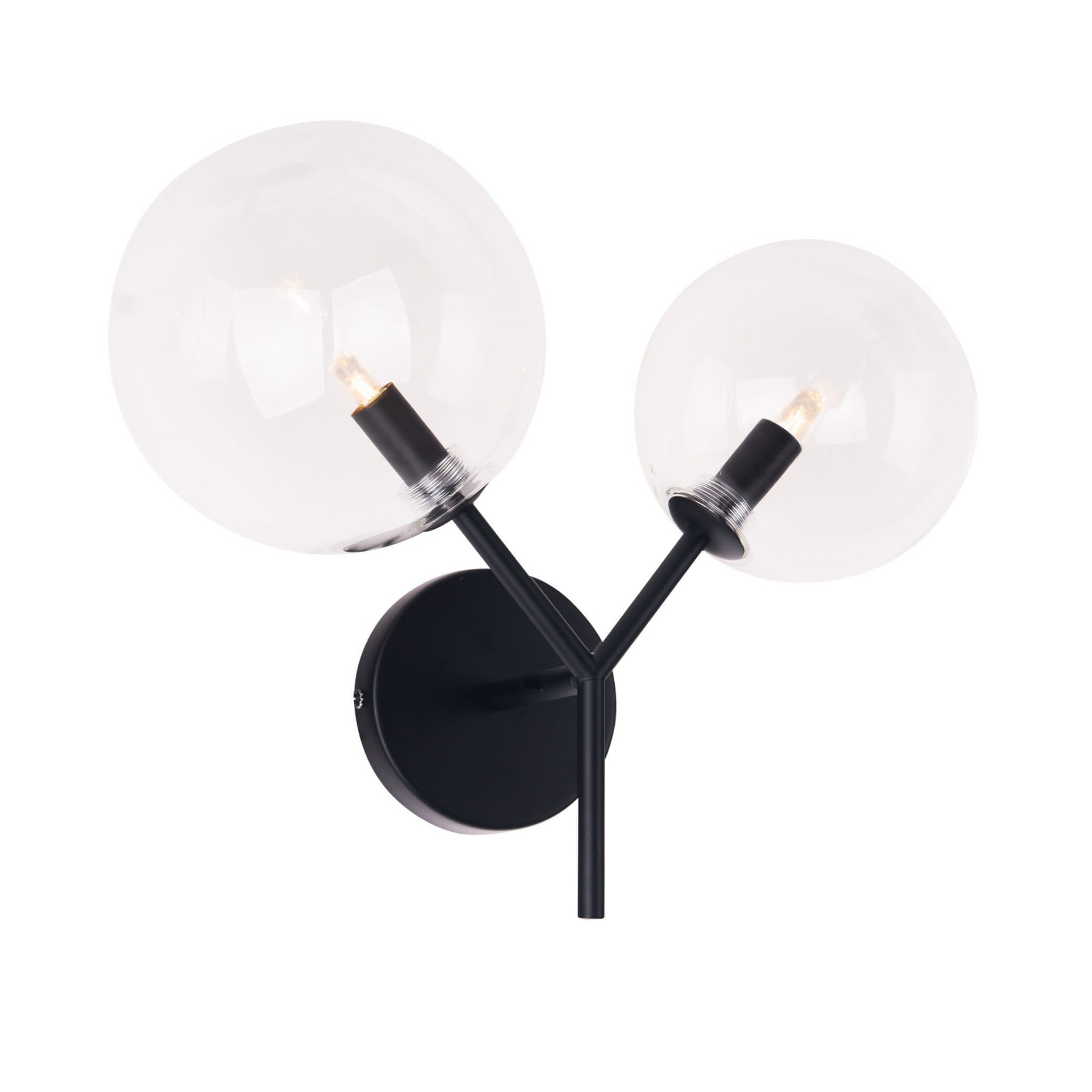 Applique murale Lollipop noire G9