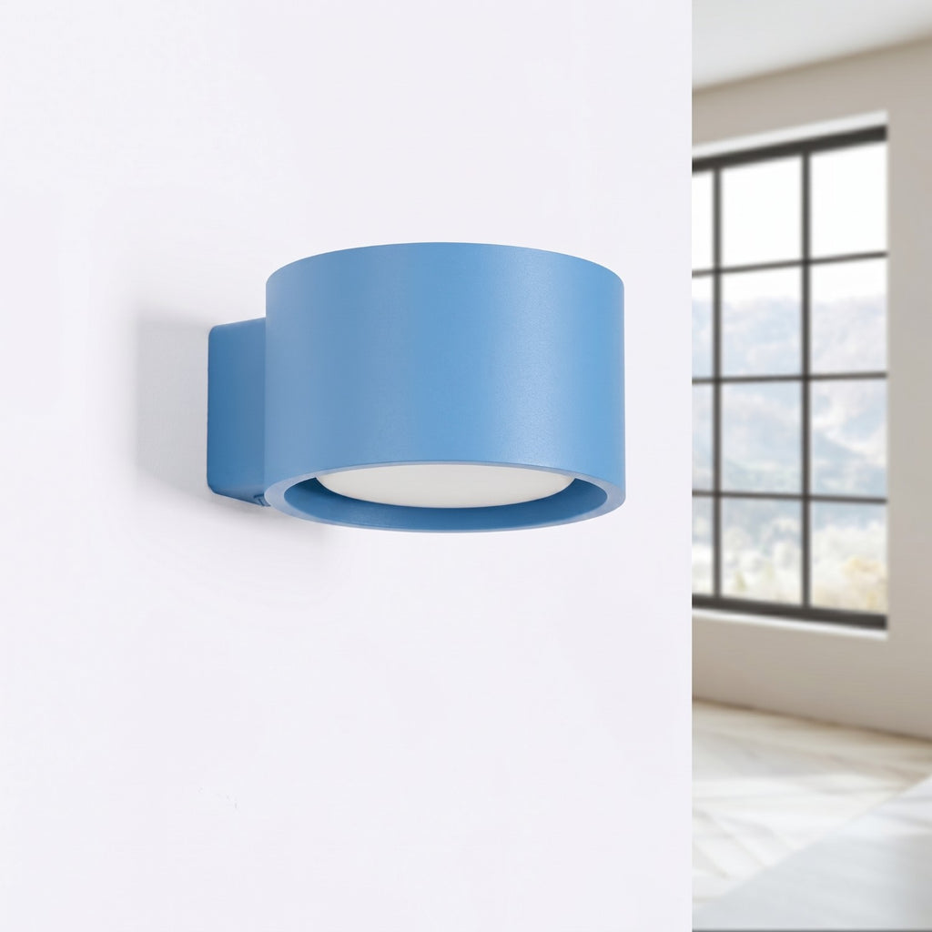 Applique murale Modo aluminium bleu azur Gx53, vue 2
