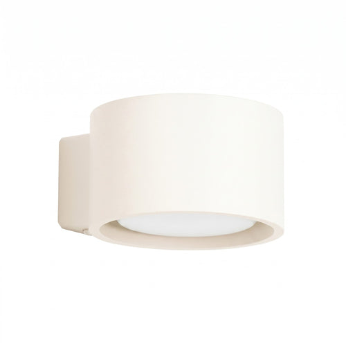 Applique murale Modo aluminium beige Gx53