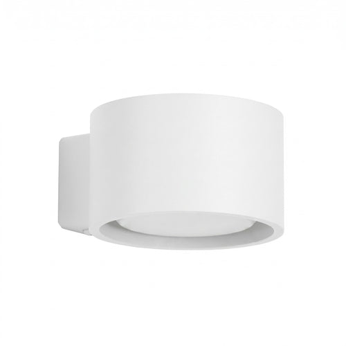 Applique murale Modo aluminium blanc Gx53