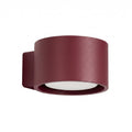 Applique murale Modo aluminium bordeaux Gx53