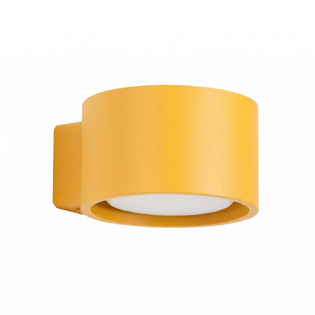 Applique murale Modo aluminium jaune Gx53