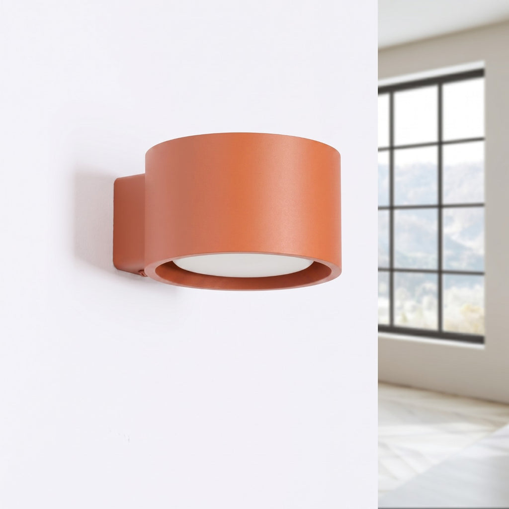 Applique murale Modo aluminium ocre rouge Gx53, vue 2