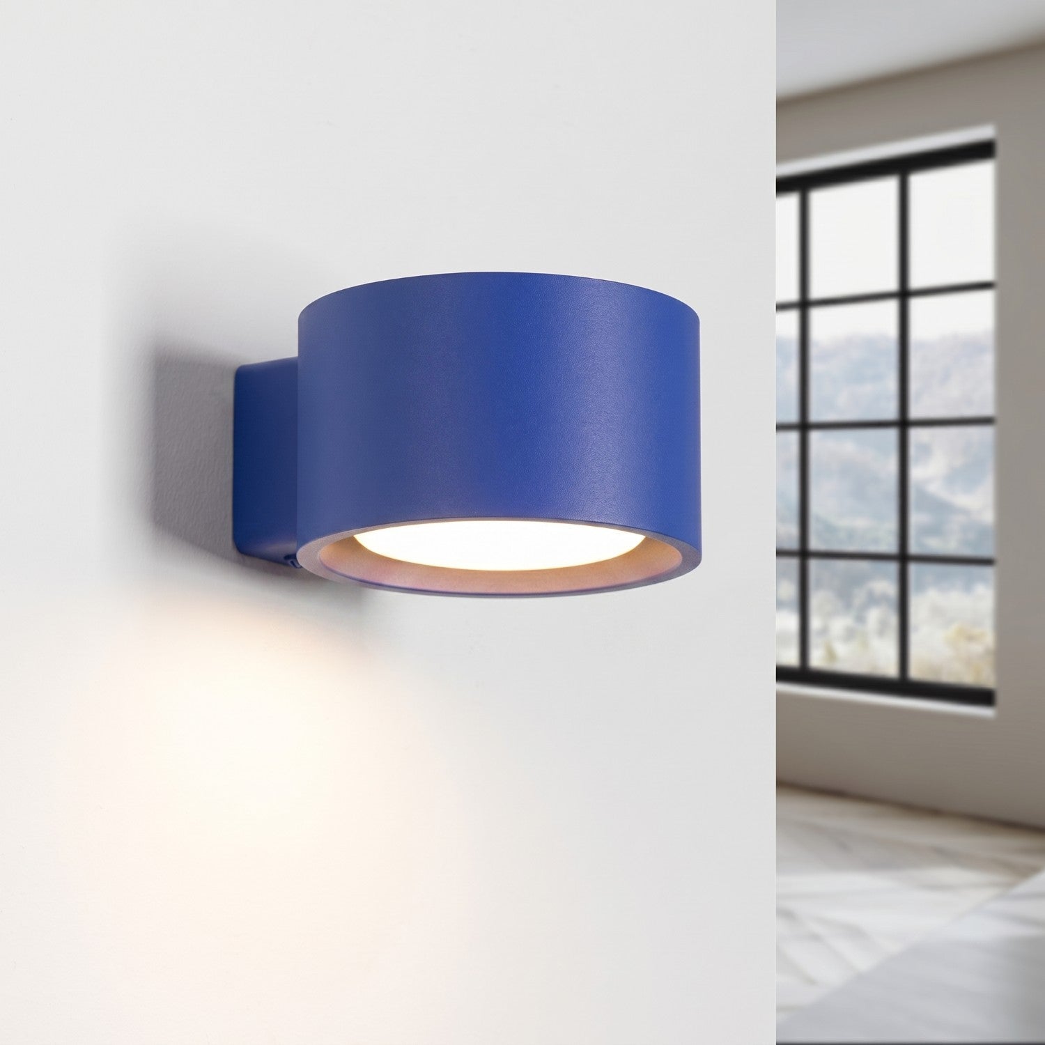 Applique murale Modo aluminium bleu outremer Gx53, vue 3