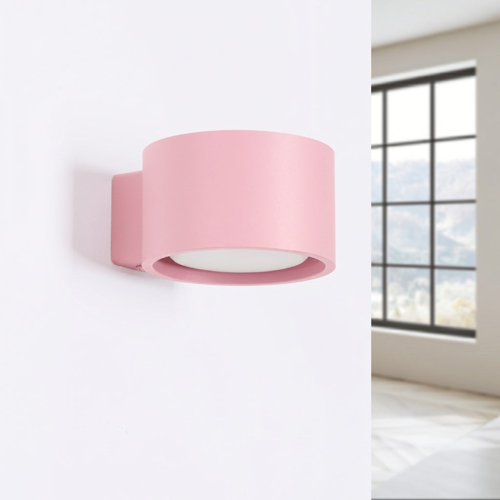 Applique murale Modo aluminium rose Gx53, vue 2