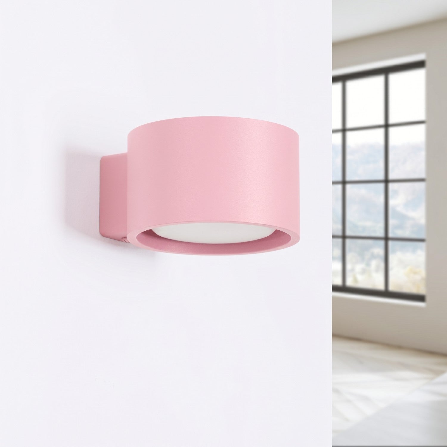 Applique murale Modo aluminium rose Gx53, vue 2