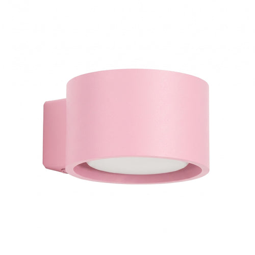 Applique murale Modo aluminium rose Gx53