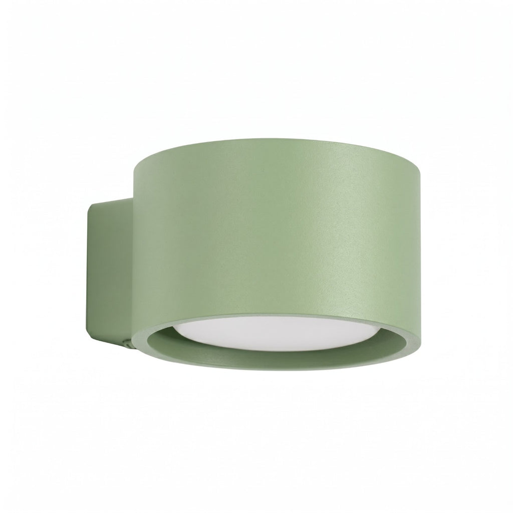 Applique murale Modo aluminium vert sauge Gx53