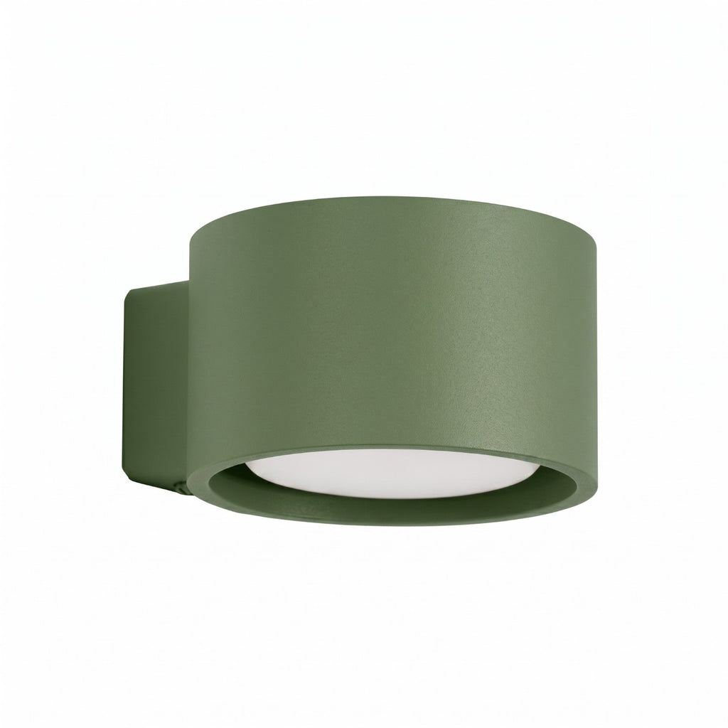Applique murale Modo aluminium vert olive Gx53