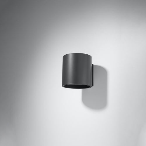 Applique murale Orbis 1 anthracite vue de profil