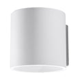 Applique murale Orbis 1 aluminium blanc