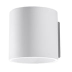 Applique murale Orbis 1 aluminium blanc