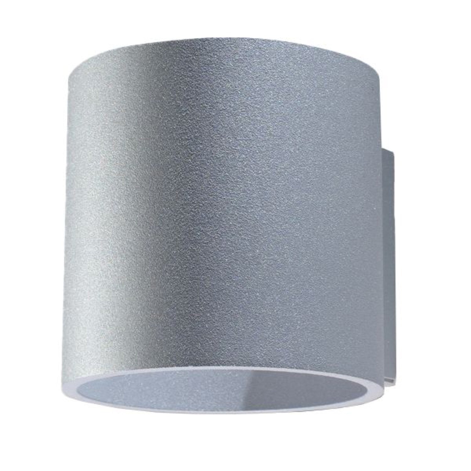 Applique murale Orbis 1 aluminium gris