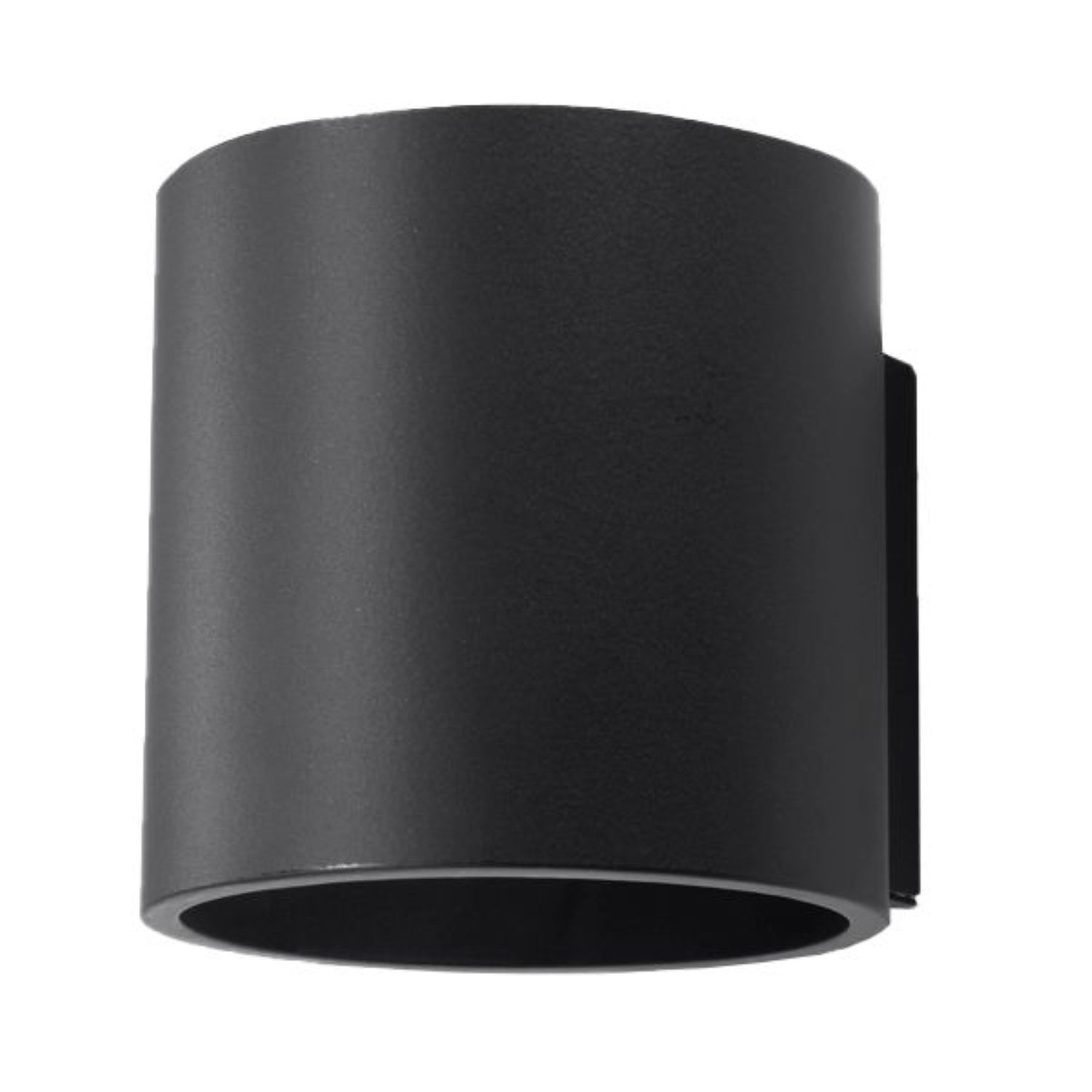Applique murale Orbis 1 aluminium noir