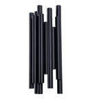 Applique murale Organic métal noir vue de trois quarts faisceau de tubes mats de longueurs décalées