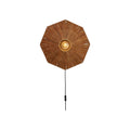 Applique murale Panama raphia brun 45 cm E27