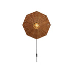 Applique murale Panama raphia brun 45 cm E27