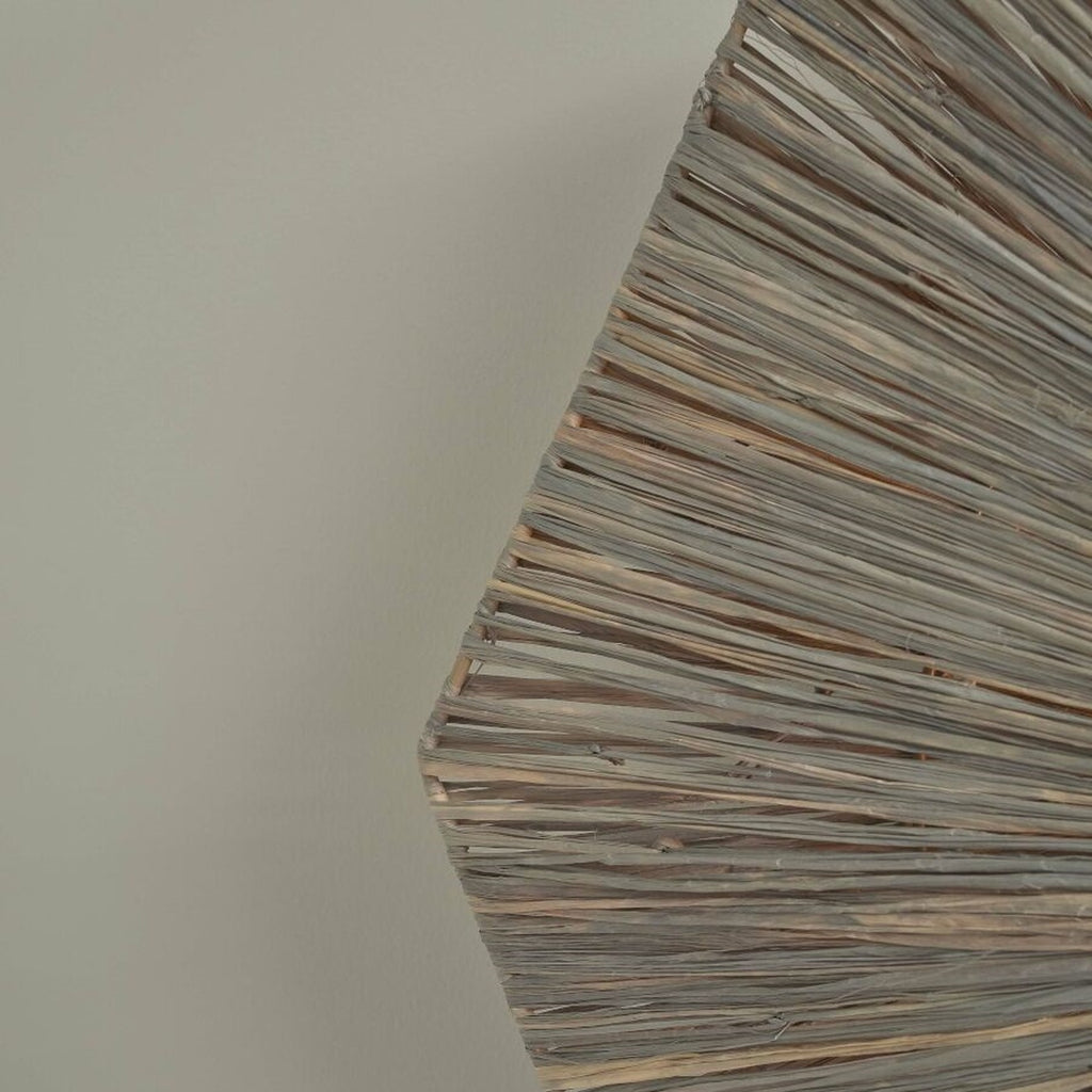 Applique murale Panama raphia gris foncé 65 cm E27, vue 8