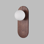 Applique murale Point bois foncé G9