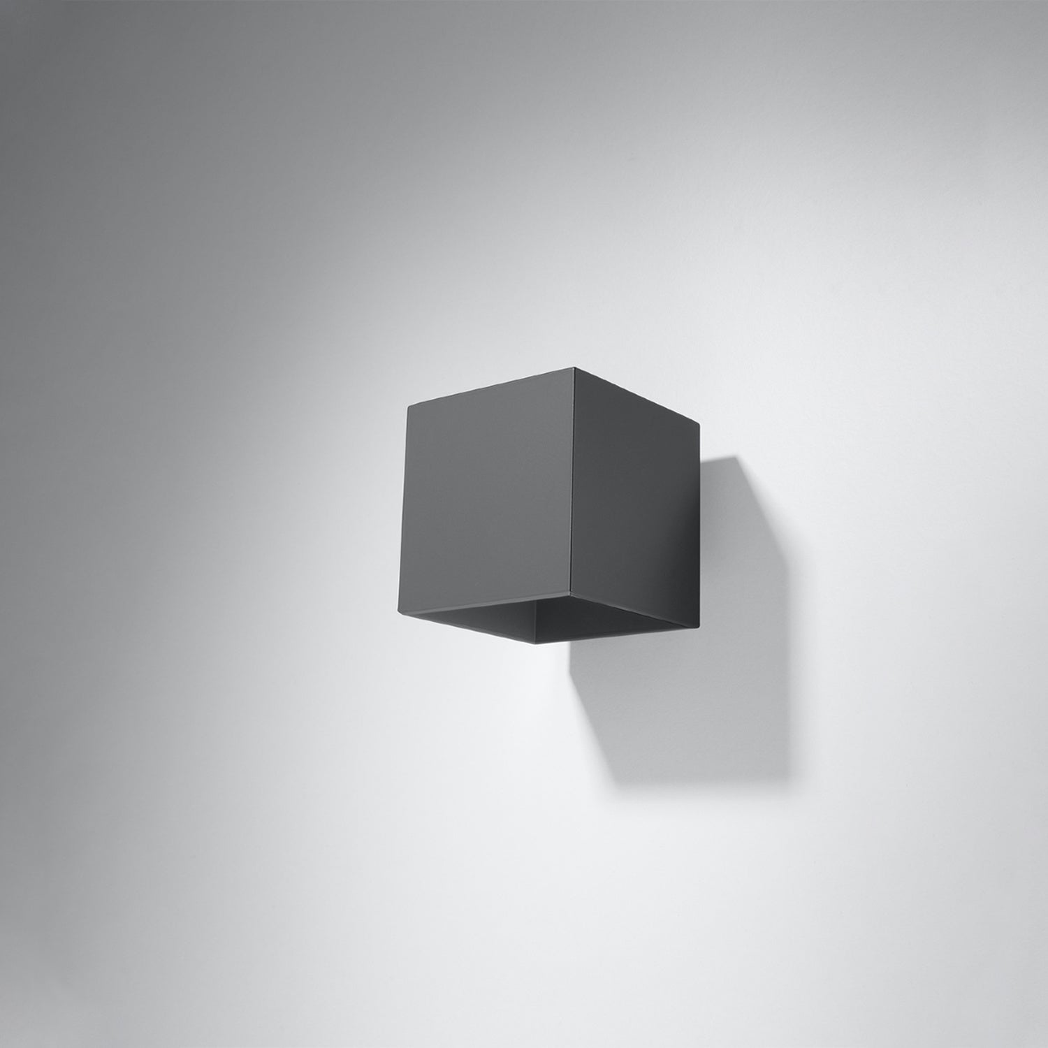 Applique murale Quad 1 anthracite vue de profil