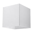 Applique murale Quad 1 aluminium blanc