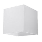 Applique murale Quad 1 aluminium blanc