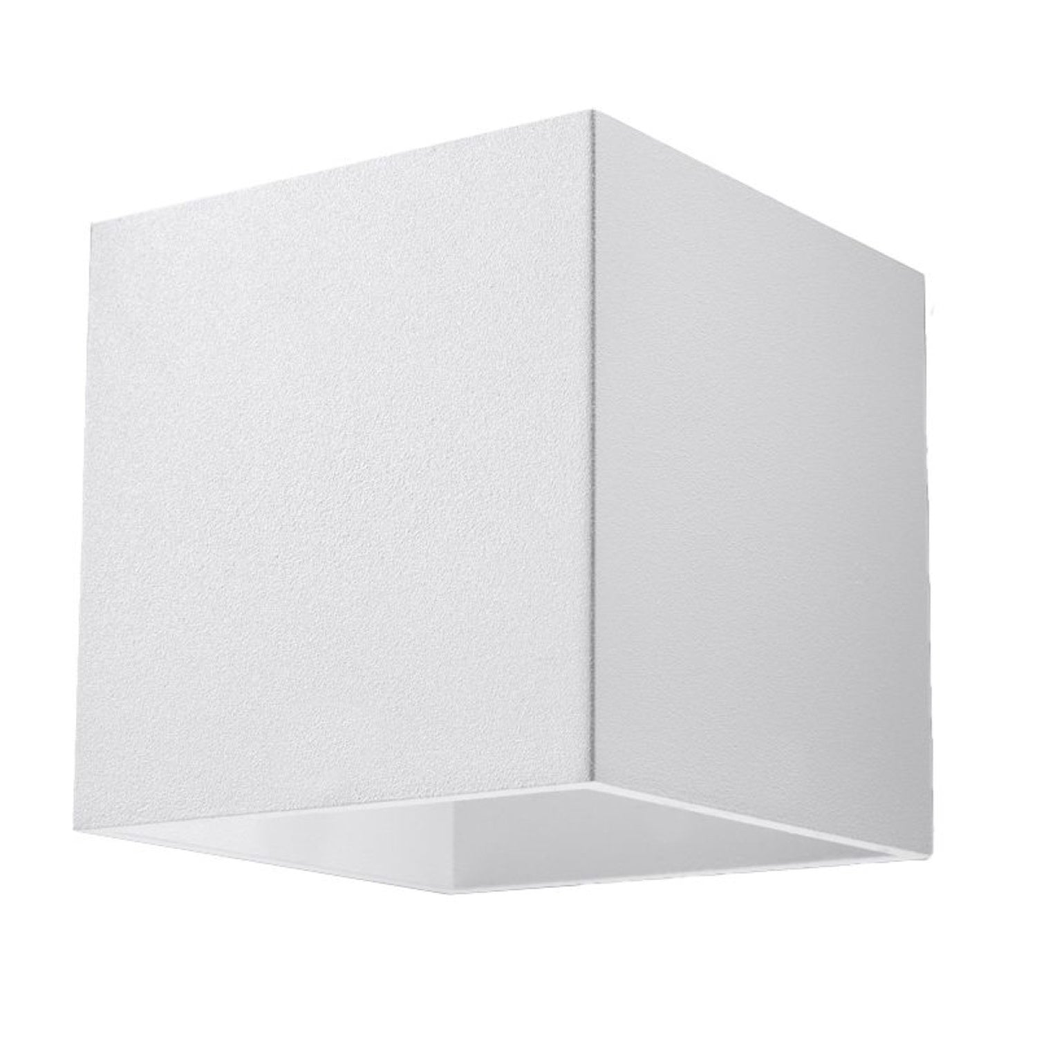 Applique murale Quad 1 aluminium blanc