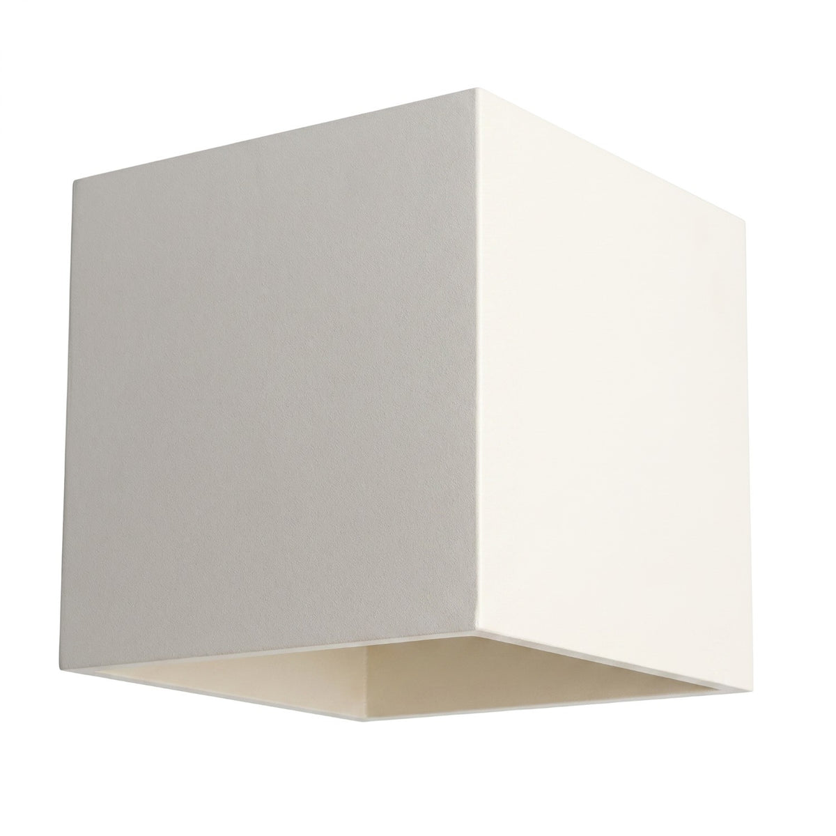 Applique Quad cube 10 cm G9, finition laque beige