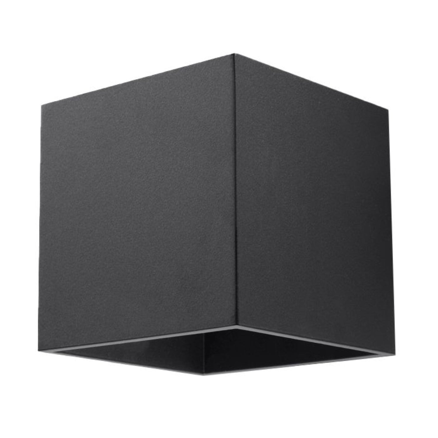 Applique murale Quad 1 aluminium noir