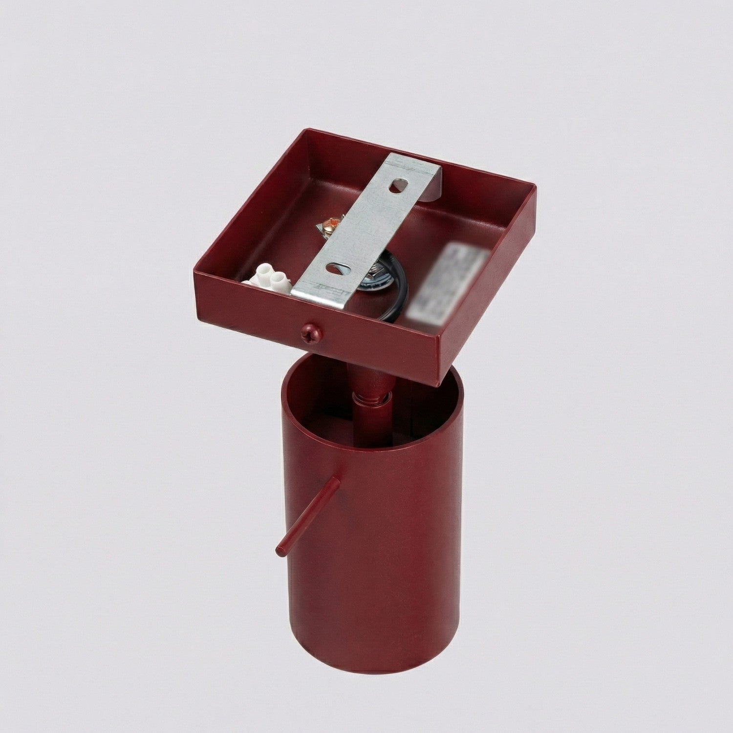 Applique murale Ring acier bordeaux GU10, vue 6