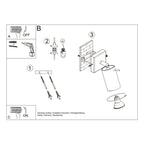 Applique murale Ring acier brun GU10, vue 11