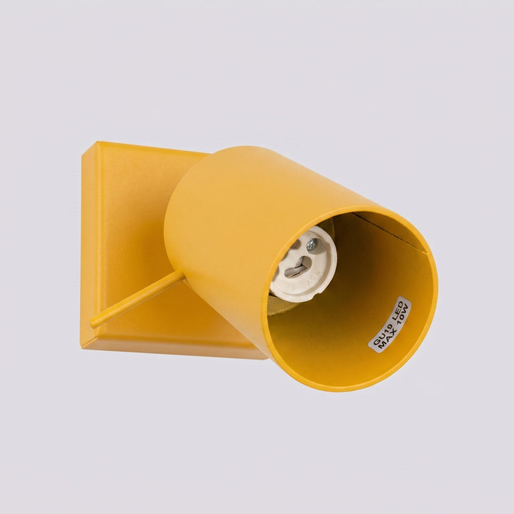 Applique murale Ring acier jaune GU10, vue 4