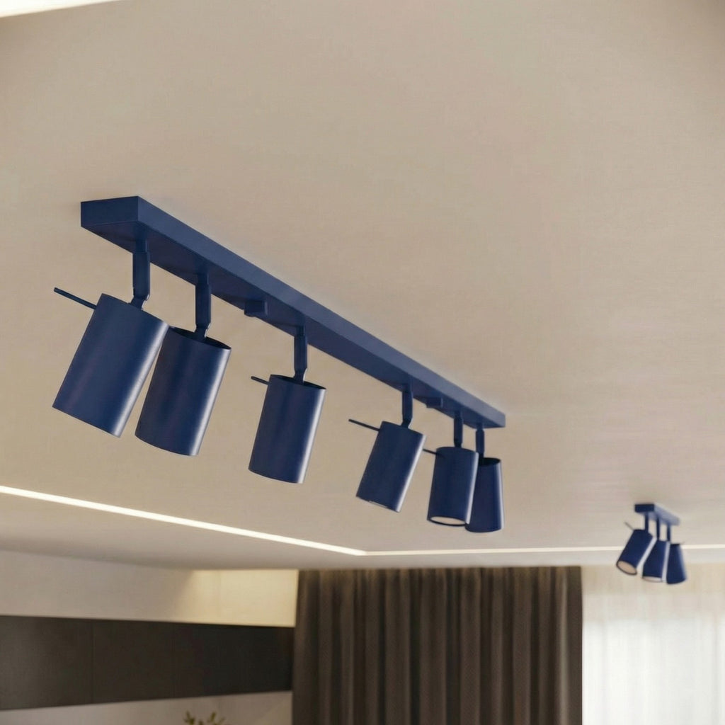 Applique murale Ring acier bleu outremer GU10, vue 15