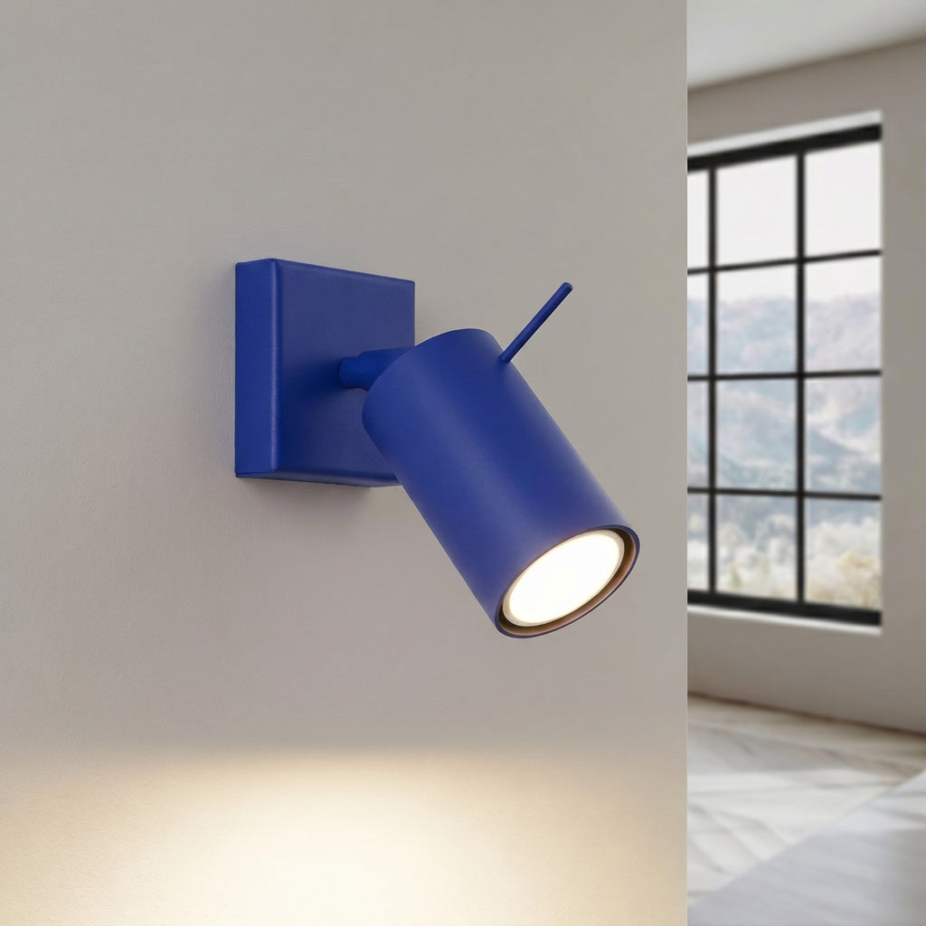 Applique murale Ring acier bleu outremer GU10, vue 3