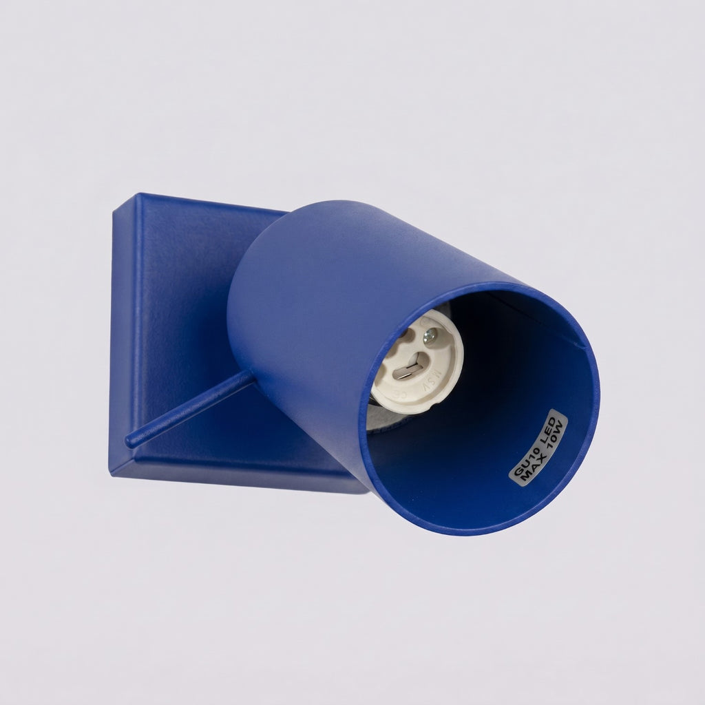 Applique murale Ring acier bleu outremer GU10, vue 4