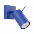 Applique murale Ring acier bleu outremer GU10