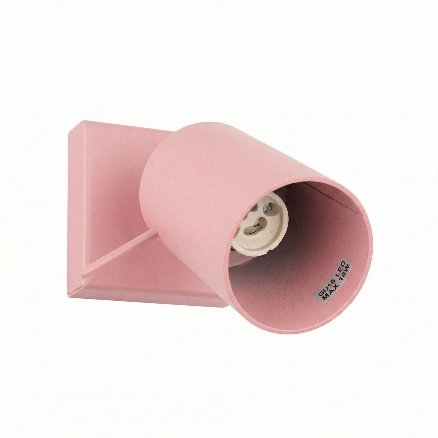 Applique murale Ring acier rose GU10, vue 4